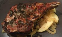 Pork Chops with Fresh Sage, Onion and Apple
