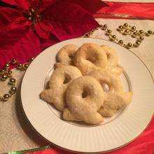 Berliner Kranser-Norweigan Christmas Cookies