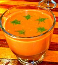 Gazpacho - Spanish cold tomato Soup Summer