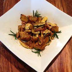 Winter Squash Roasted with Walnuts and Rosemary